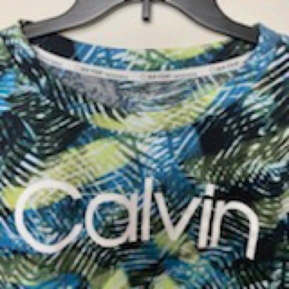 NWT Calven Klein Performance Line mid-drift top size large - Picture 4 of 11